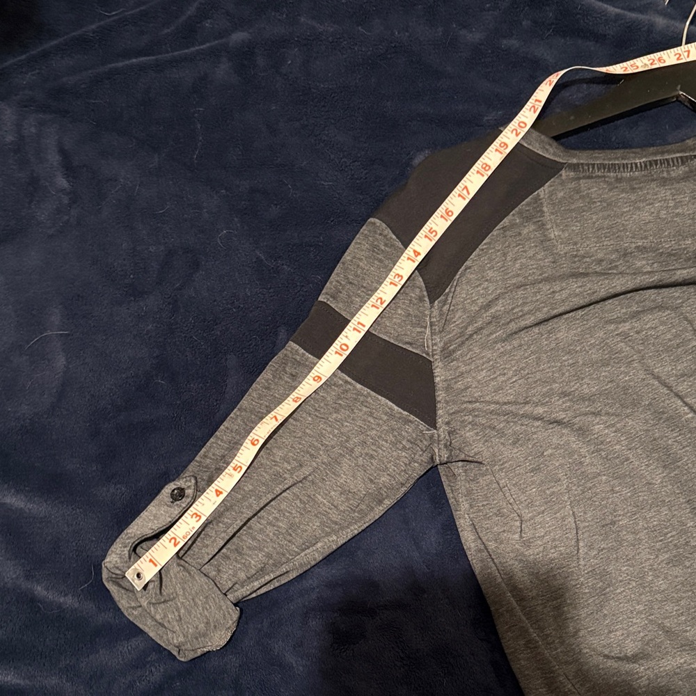Gray and Black Long Sleeve Men’s Helix size Small Shirt